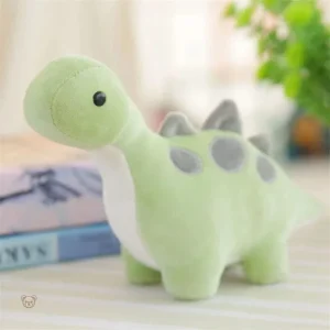 Peluche dinosaure diplodocus vert et gris