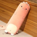 Peluche géante dinosaure souriante