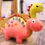 Doudou dinosaure amusant en peluche pour les petits