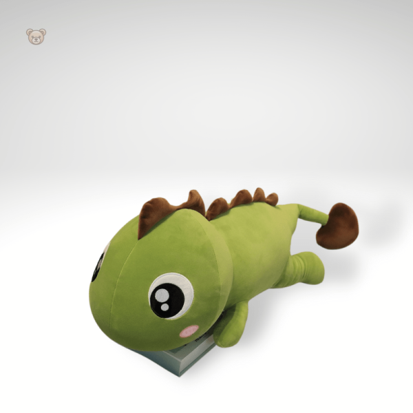Peluche dino mignonne avec des yeux captivants