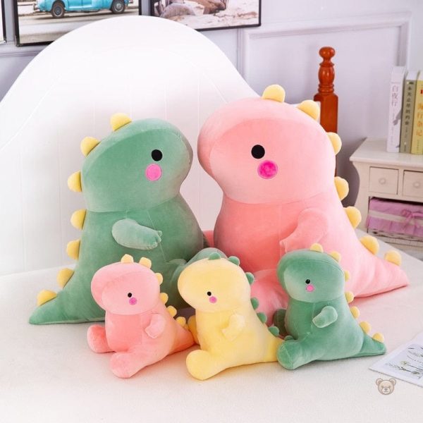 peluche-dinosaure-mignon-et-colore-1 Peluche dinosaure coloré et mignon