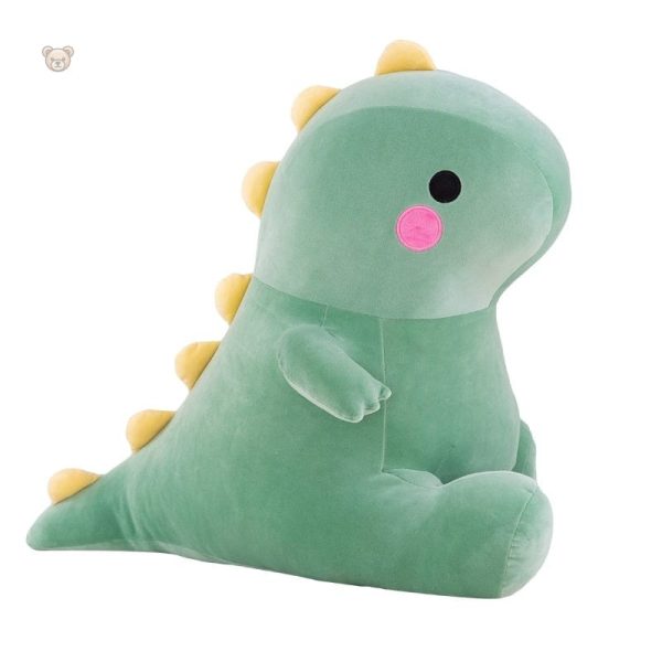 Doudou coloré en forme de dinosaure, tendre et joyeux