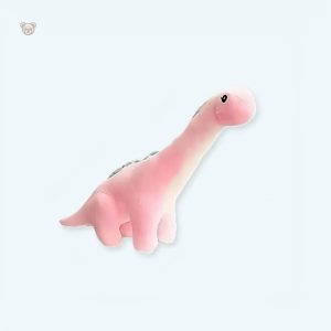 Peluche dinosaure rose douce pour enfant