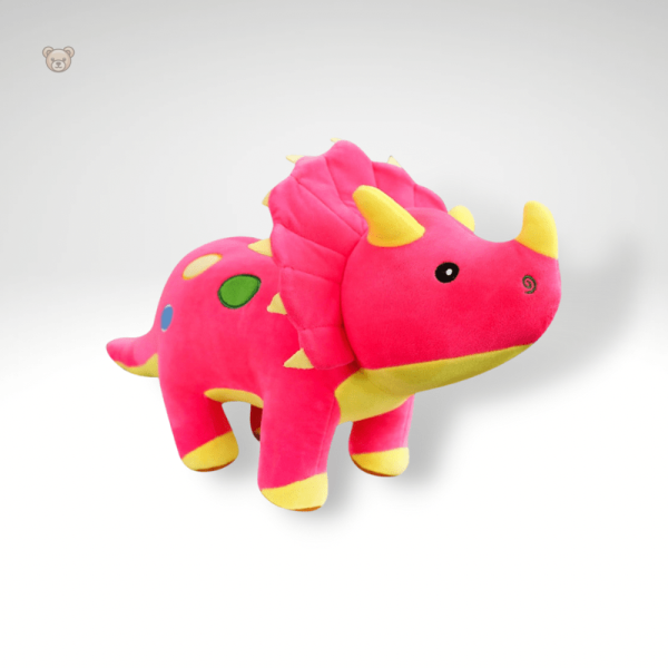 Dino triceratops en peluche, idéal pour les enfants