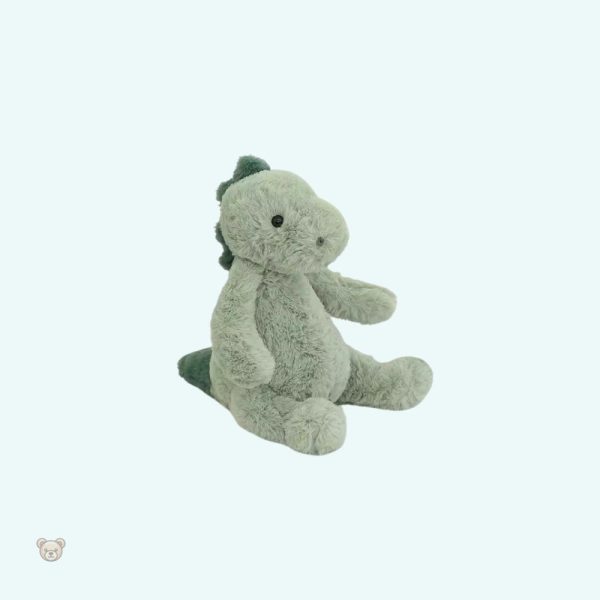 peluche-dinosaure-vert-calin-enfant-chambre-douce-1 Peluche dinosaure vert douce pour câlins d'enfant