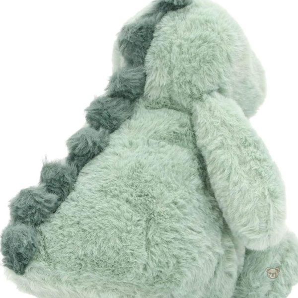 Doudou câlin dinosaure vert, idéal pour les enfants