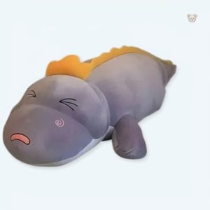 Peluche dinosaure violet douce pour câlins d'enfants