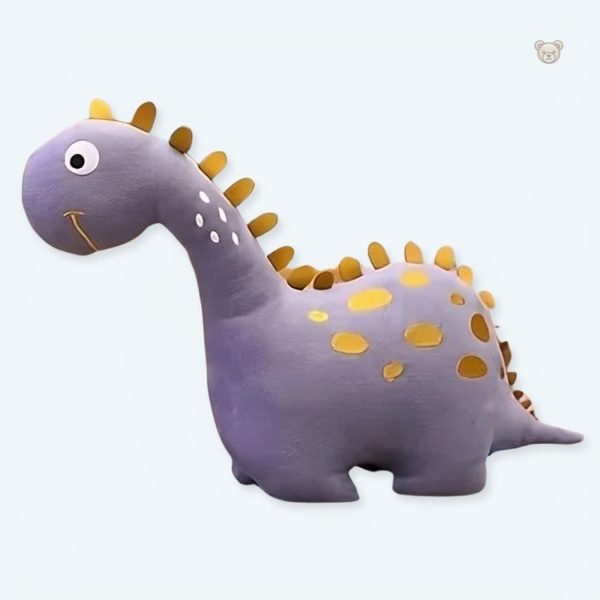 Peluche dinosaure violette douce pour enfants