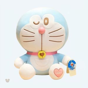 Peluche douce Doraemon clignotante pour enfants