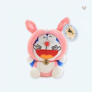 Peluche douce Doraemon lapin pour câlins d'enfants