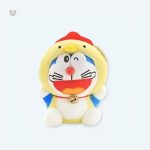 Peluche Doraemon douce en costume de poule pour enfants