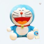 Peluche douce Doraemon rieur pour câlins d'enfants