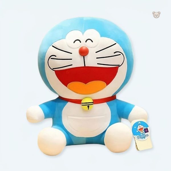 peluche-doraemon-rieur-doux-enfant-chambre-calin-1 Peluche douce Doraemon rieur pour câlins d'enfants