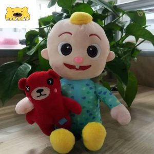 Peluche enfant câlin, design poupon en tissu doux