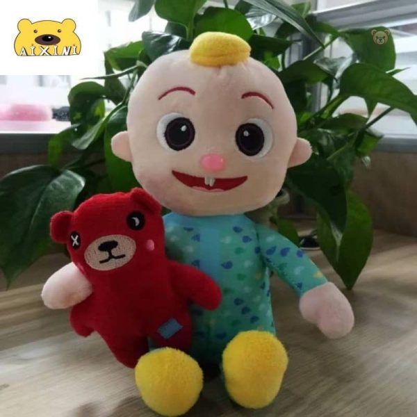 Peluche enfant câlin, design poupon en tissu doux