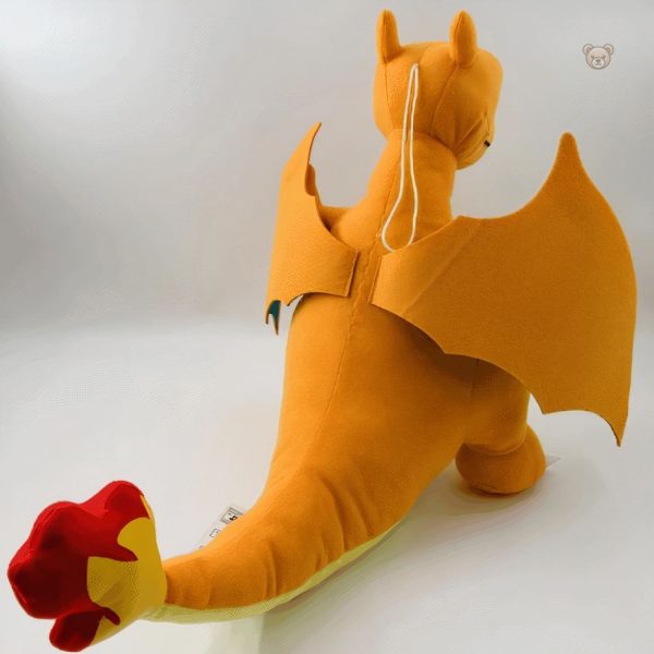 Peluche dragon Dracaufeu, douce et réconfortante