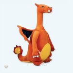 Peluche géante Dracaufeu orange douce pour enfants