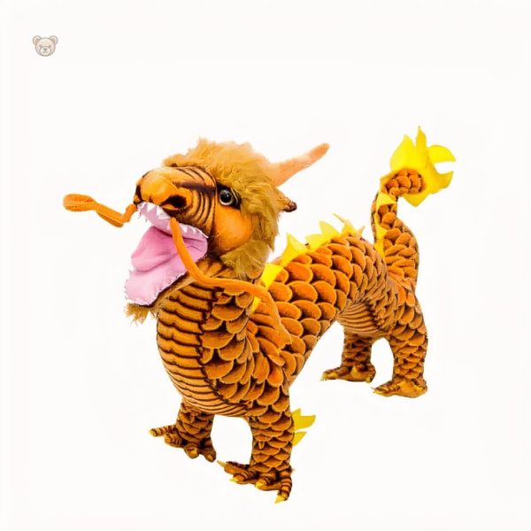 Jouet en peluche dragon chinois, compagnon d'aventure