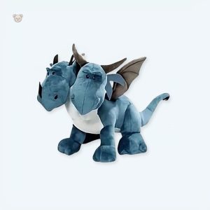 Peluche dragon deux têtes douce et fantastique pour enfants