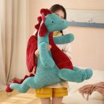 Peluche dragon, design sympathique et moelleux
