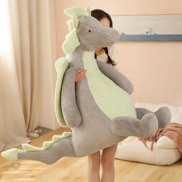 Dragon en peluche, accessoire de jeu amusant