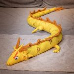 Dragon en peluche géant, compagnon idéal pour jouer