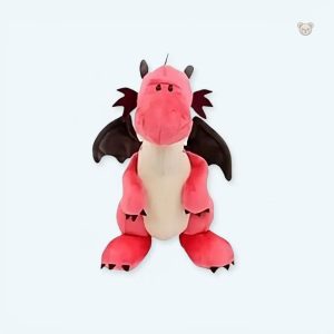 Peluche dragon rose doux pour câlins d'enfant