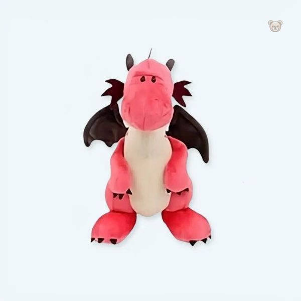 peluche-dragon-rose-doux-enfant-fantastique-calin-1 Peluche dragon rose doux pour câlins d'enfant