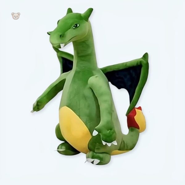 peluche-dragon-vert-geant-doux-pour-chambre-enfant-1 Peluche dragon vert géant pour chambre d'enfant