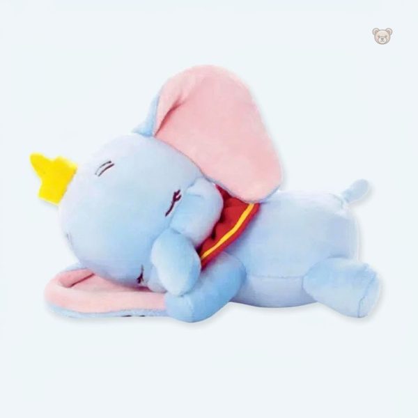 peluche-dumbo-elephant-endormi-doux-et-calin-1 Peluche Dumbo éléphant endormi, douce et câline