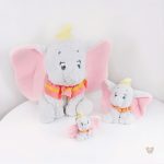 Peluche éléphant gris Dumbo, compagnon câlin idéal