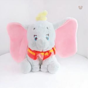 Dumbo peluche douce, éléphant réconfortant pour enfants