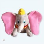 Peluche Dumbo éléphant gris doux pour enfant