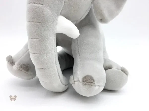 Peluche éléphant assis et content - vue 3