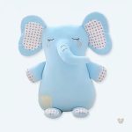 Peluche éléphant bleu douce pour enfants câlins