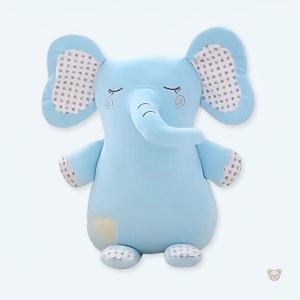Peluche éléphant bleu douce pour enfants câlins