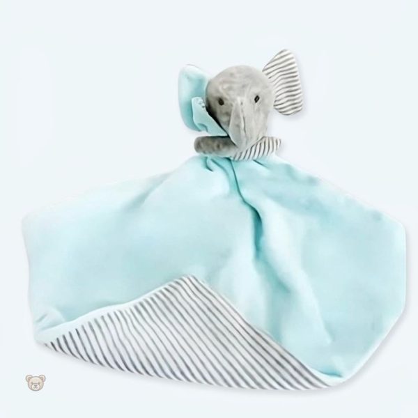 peluche-elephant-bleu-doux-pour-enfant-calin-1 Peluche éléphant bleu doux pour câlins d'enfant