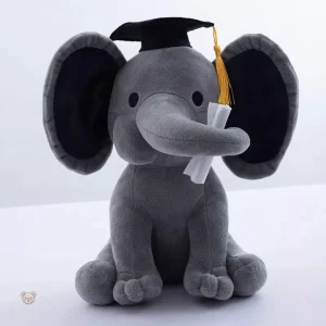 Jouet en peluche éléphant, adorable et amusant
