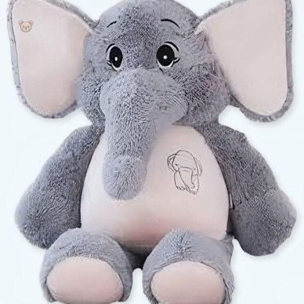 peluche-elephant-geant-doux-chambre-enfant-deco-cozy-1 Peluche éléphant géant douce pour la chambre d'enfant