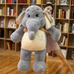 Éléphant géant en peluche pour une déco cosy