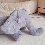 Peluche douce éléphant, ajout charmant à la chambre d'enfant