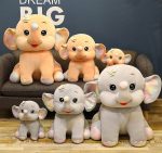 Peluche éléphant mignon et doux pour câlins