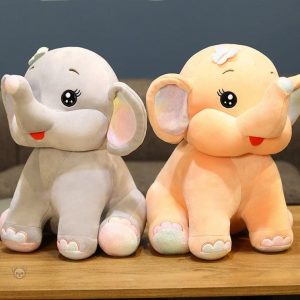Grand éléphant en peluche, idéal pour les enfants