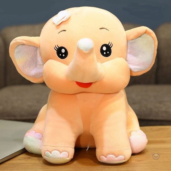 Éléphant en peluche, grand modèle adoré des petits