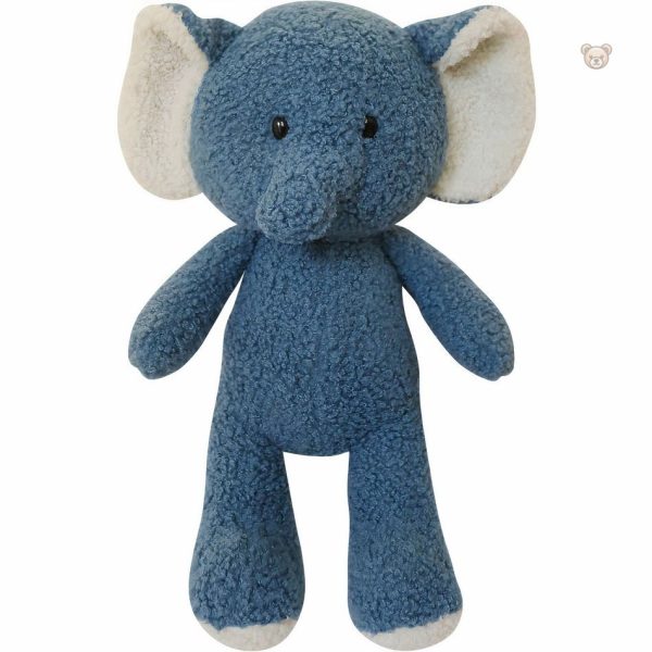 Peluche câline éléphant gris, parfait cadeau pour enfant