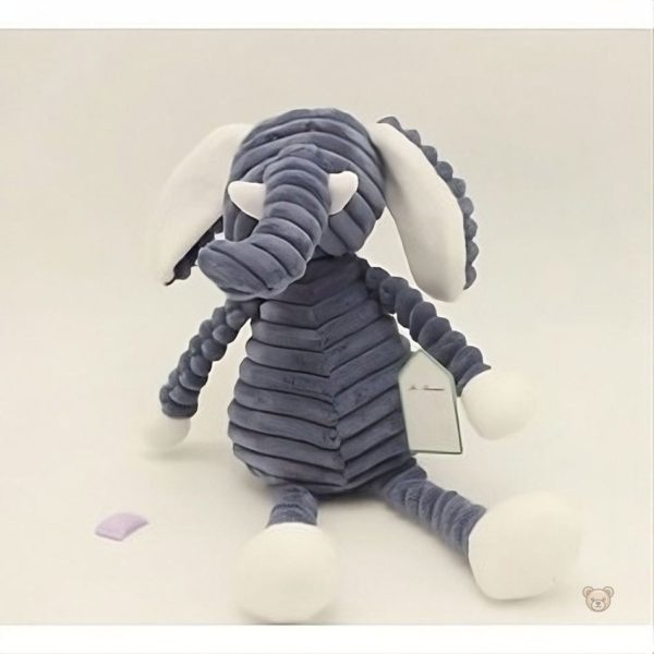 Doux éléphant gris, compagnon de jeu pour les enfants