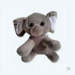 Peluche éléphant gris doux pour enfant câlin