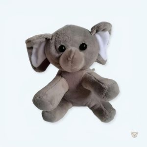 Peluche éléphant gris doux pour enfant câlin