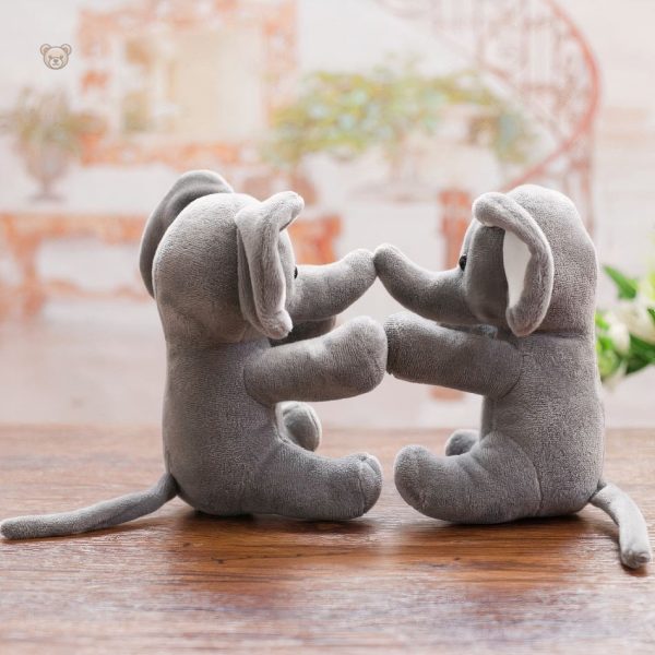 Éléphant en peluche doux, compagnon idéal pour les enfants