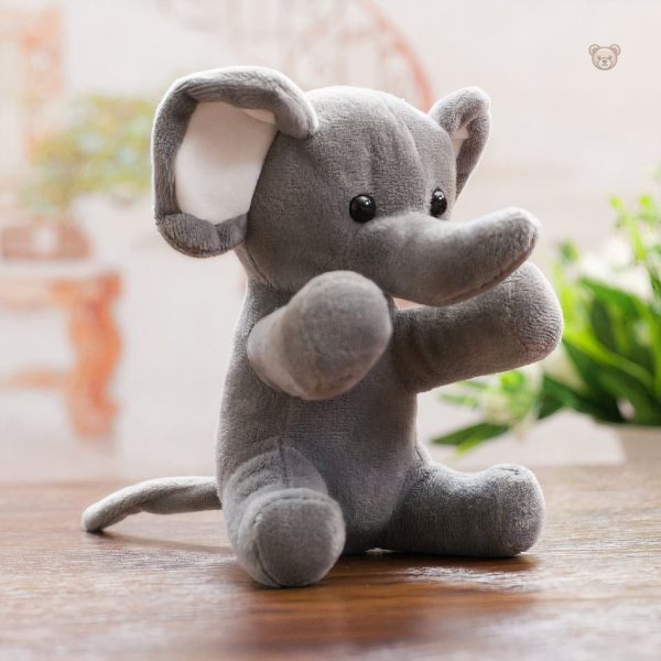 Peluche jungle éléphant, ajout amusant à la chambre d’enfant